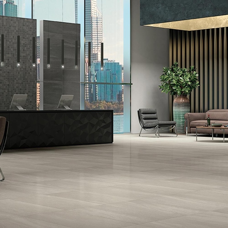 A-Lier Grey Light Matte Porcelain Floor and Wall Tile - Liberty US Collection