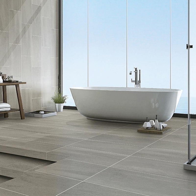 A-Lier Olive Grey Lappato Porcelain Floor and Wall Tile - Liberty US Collection