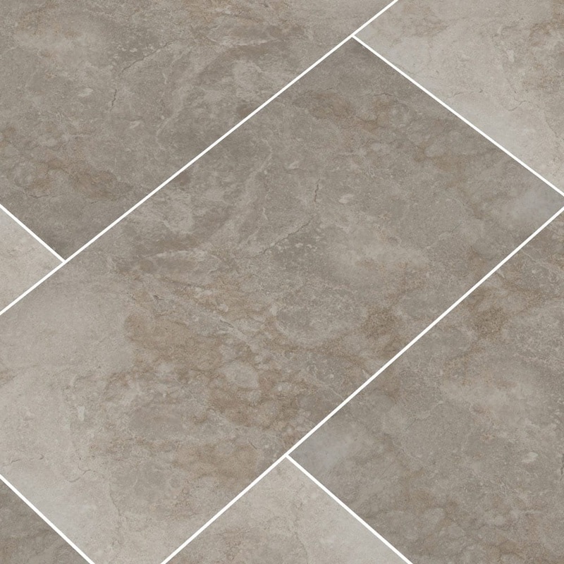 Ansello Grey 12"x24" Glazed Ceramic Floor and Wall Tiles - MSI Collection