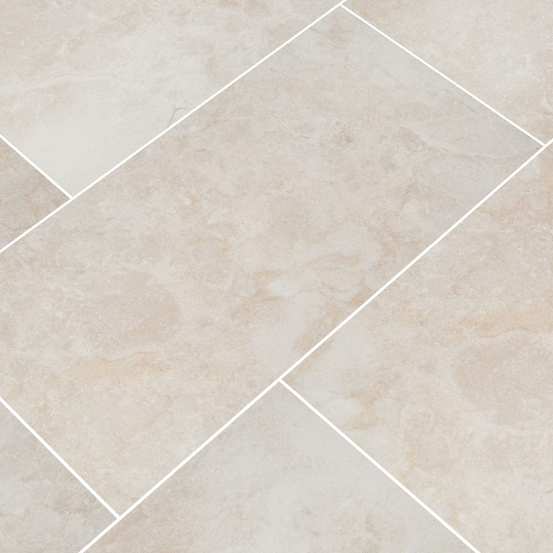 Ansello Ivory 12"x24" Glazed Ceramic Floor and Wall Tiles - MSI Collection