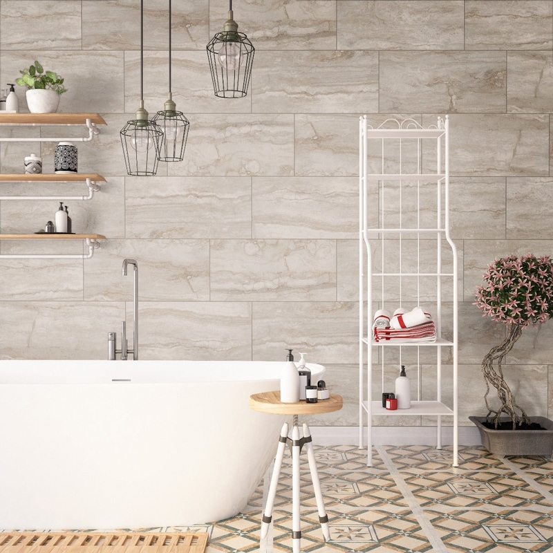 Bernini Camo 12"x24" Polished Porcelain Floor and Wall Tile - MSI Collection