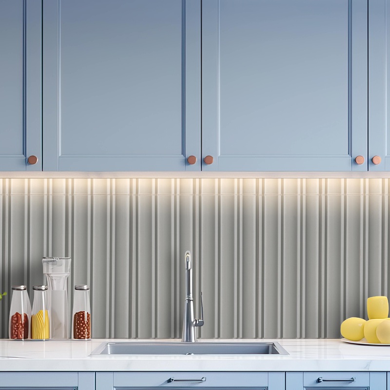Folk Pearl 7"x16" Satin Porcelain Fluted Wall Tile - MSI Collection