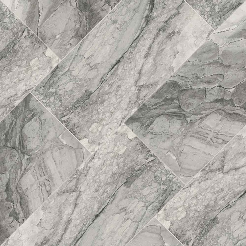 Kaya Onda Gray Matte Porcelain Floor And Wall Tile - MSI Collection
