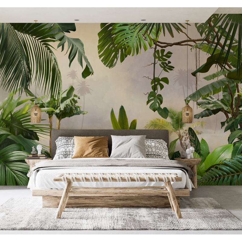 Mural Rainforest Wallpaper - Mangrove Forest Wallpaper